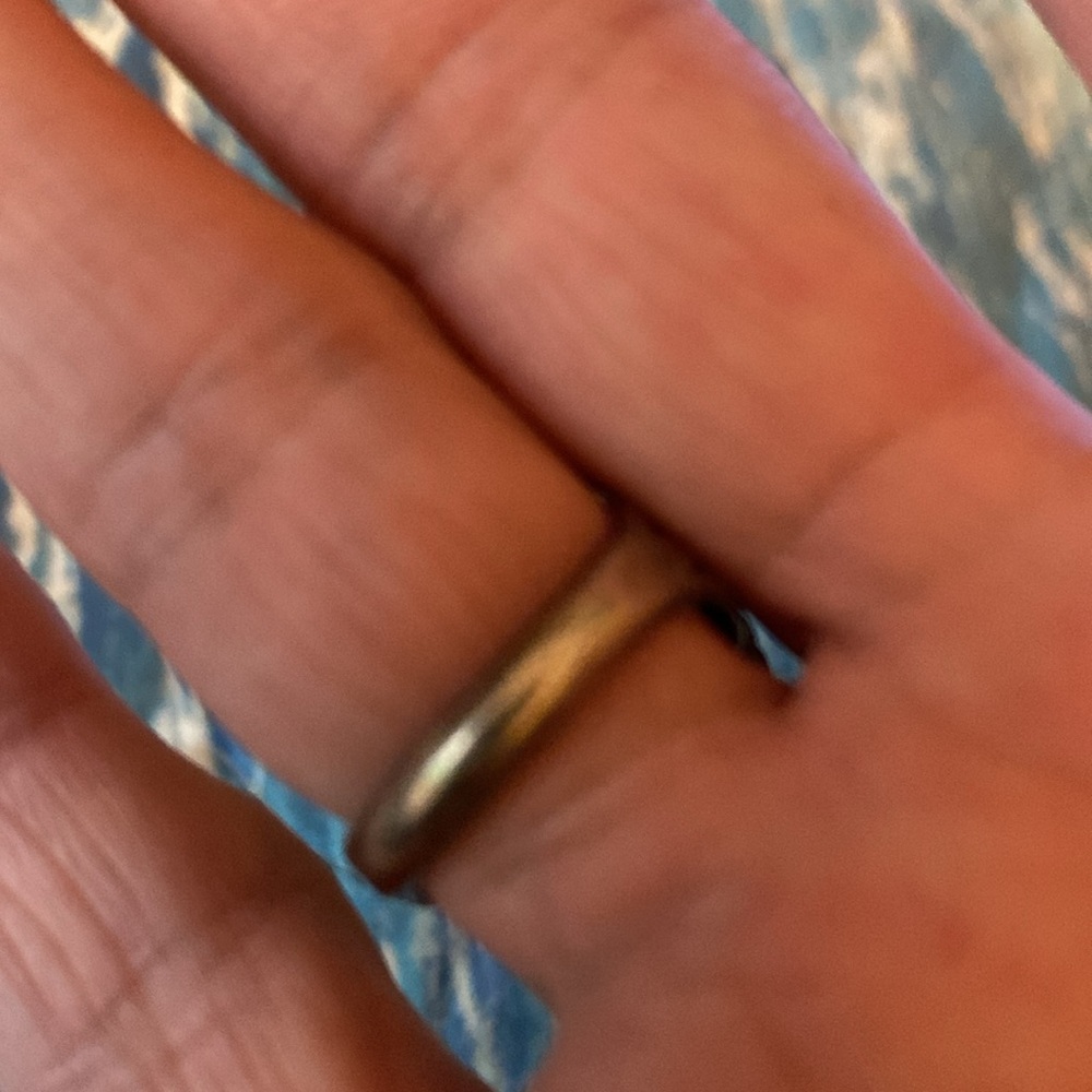 Vintage Bluejay MOP ring - Picture 3 of 4